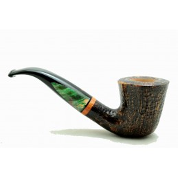 Briar pipe Paronelli bent sandblast handmade