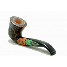 Briar pipe Paronelli bent sandblast handmade