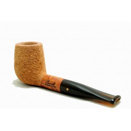 Briar pipe Paronelli billiard 9mm rusticated natural handmade