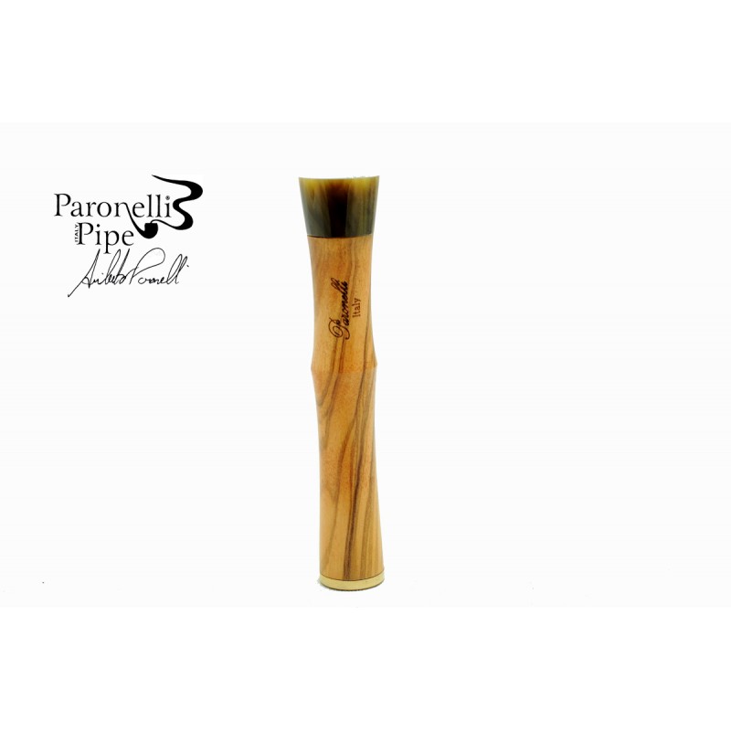 Pipe tamper two section Paronelli olive wood handmade