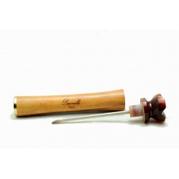 Pipe tamper two section Paronelli olive wood handmade