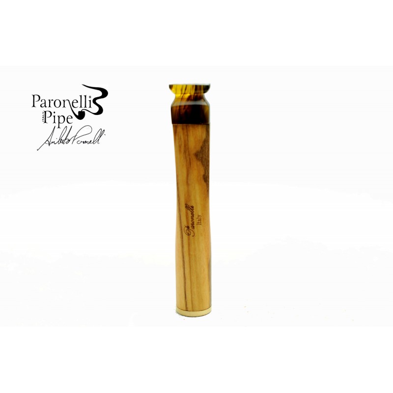 Pipe tamper two section Paronelli olive wood handmade