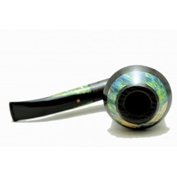 Bog Oak 5000 years pipe Paronelli CALABASH bent handmade