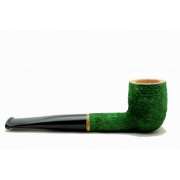 Kit my first briar pipe Paronelli billiard rusticated forest green