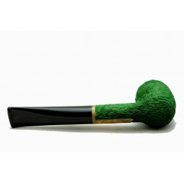 Kit prima pipa Paronelli radica billiard rusticata forest green