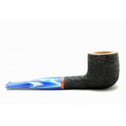 Briar pipe Paronelli pot 9mm rusticated handmade