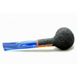 Briar pipe Paronelli pot 9mm rusticated handmade