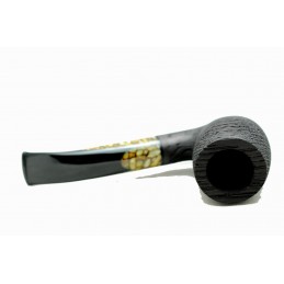 Bog Oak 5000 years pipe Paronelli half bent handmade