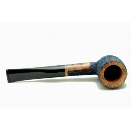 Kit my first briar pipe Paronelli billiard rusticated night blue