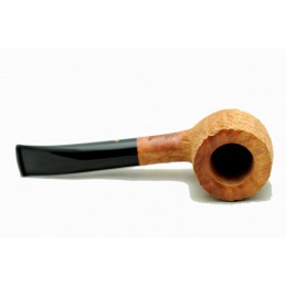 Briar pipe Paronelli half bent rusticated natural handmade