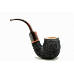 Briar pipe Paronelli bent oom paul rusticated handmade