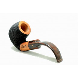 Briar pipe Paronelli bent oom paul rusticated handmade