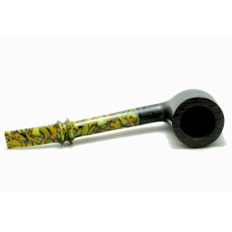 Bog Oak 5000 years pipe Paronelli half bent handmade