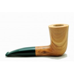 Wild olive wood pipe Paronelli REVERSE freehand handmade