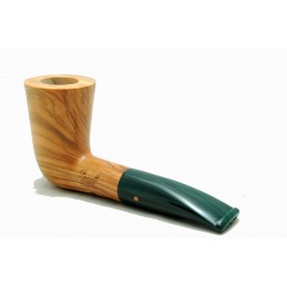 Wild olive wood pipe Paronelli REVERSE freehand handmade