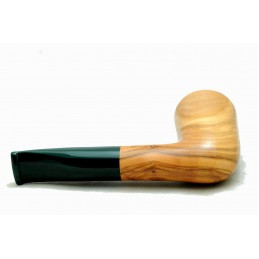 Wild olive wood pipe Paronelli REVERSE freehand handmade