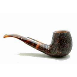 Briar pipe Paronelli half bent sandblast handmade