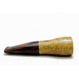 Briar pipe Paronelli SPINNLINE calabash reverse green contrast