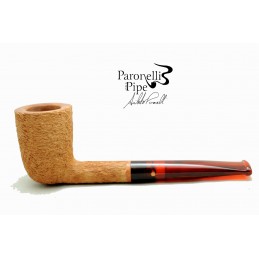 Briar pipe Paronelli dublin rusticated natural handmade