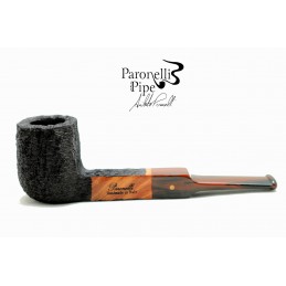 Briar pipe Paronelli billiard panel rusticated handmade