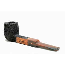 Briar pipe Paronelli billiard panel rusticated handmade