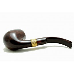 Dunhill pipe Chestnut 5213 gold ring year 1991 by Paronelli Pipe