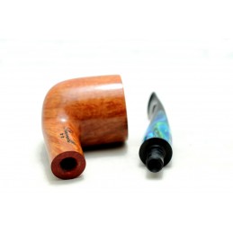 Briar pipe Paronelli half bent handmade