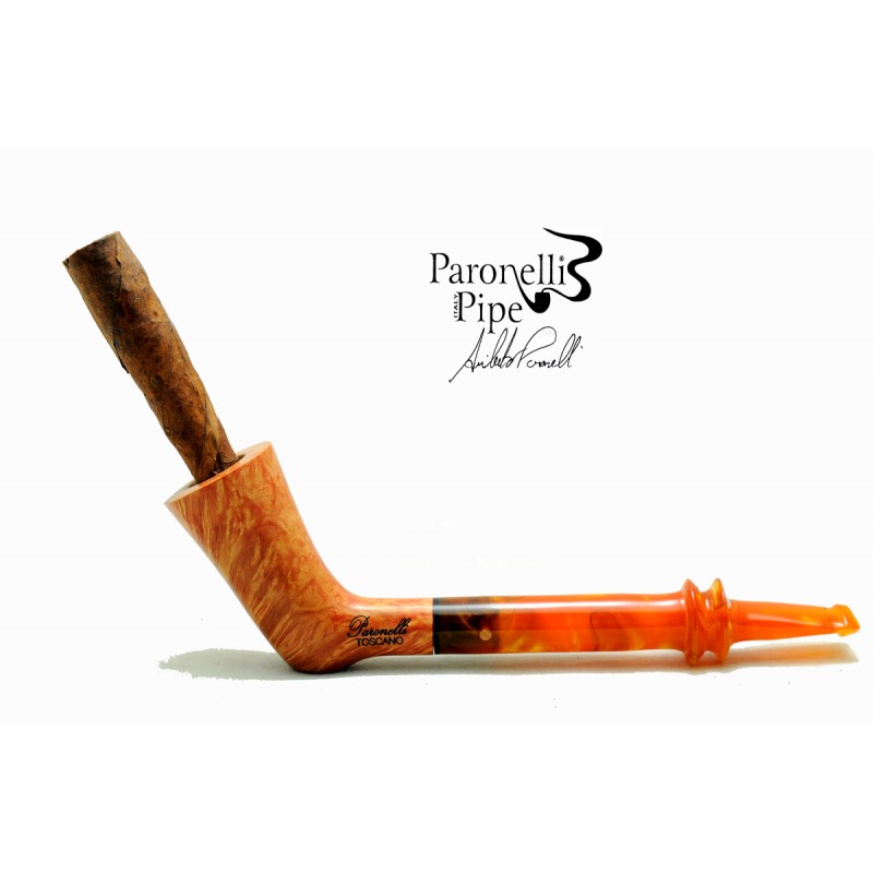 Briar pipe Paronelli Toscano straight grain handmade