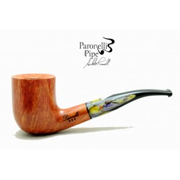 Briar pipe Paronelli half bent handmade