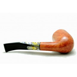 Briar pipe Paronelli half bent handmade