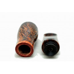 Briar pipe Paronelli SPINNLINE calabash reverse sandblast dark