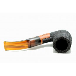 Briar pipe Paronelli REVERSE rusticated handmade