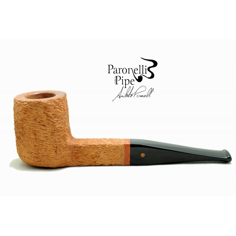 Briar pipe Paronelli panel rusticated natural handmade