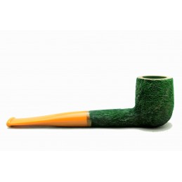 Kit my first briar pipe Paronelli billiard rusticated forest green