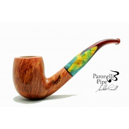 Briar pipe Paronelli bent handmade