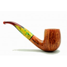 Briar pipe Paronelli bent handmade