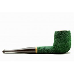 Briar pipe Paronelli billiard rusticated green handmade