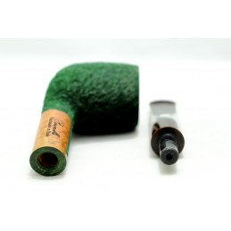 Briar pipe Paronelli billiard rusticated green handmade