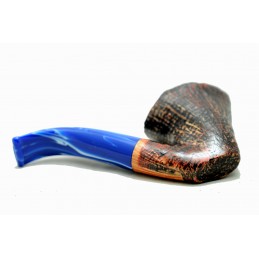 Briar pipe Paronelli bent freehand sandblast handmade