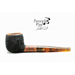 Briar pipe Paronelli oval rusticated handmade