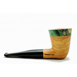 Olive wood pipe Paronelli freehand handmade