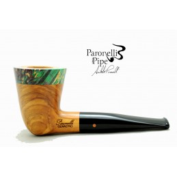 Olive wood pipe Paronelli freehand handmade