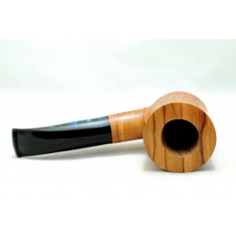 Wild olive wood pipe Paronelli REVERSE half bent handmade