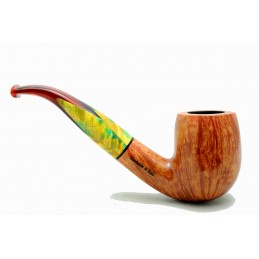 Briar pipe Paronelli bent handmade