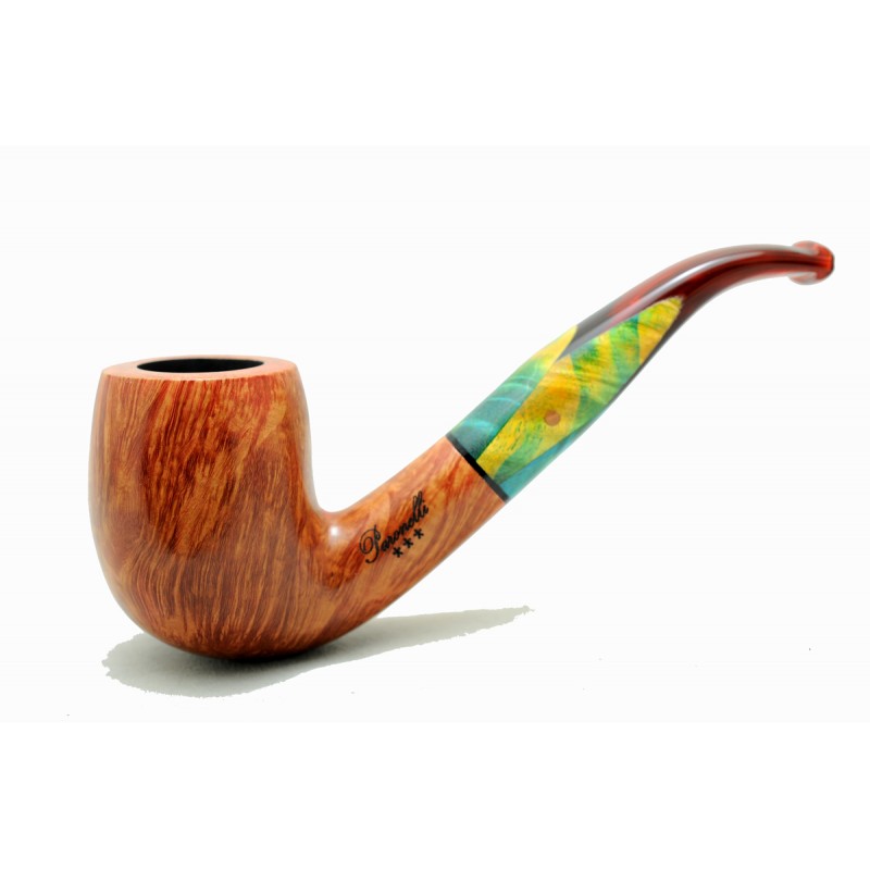 Briar pipe Paronelli bent handmade