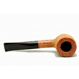 Briar pipe Paronelli pot 9mm rusticated natural handmade