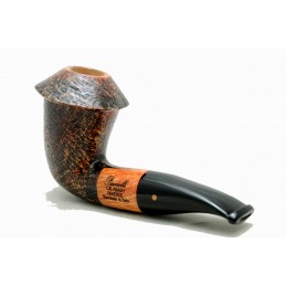 Briar pipe Paronelli CALABASH REVERSE sandblast handmade