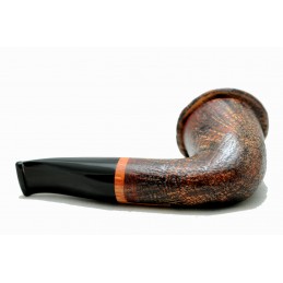 Briar pipe Paronelli CALABASH REVERSE sandblast handmade