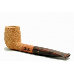 Briar pipe Paronelli billiard 9mm rusticated natural handmade