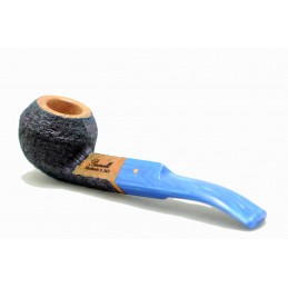 Briar pipe Paronelli rhodesian rusticated night blue handmade